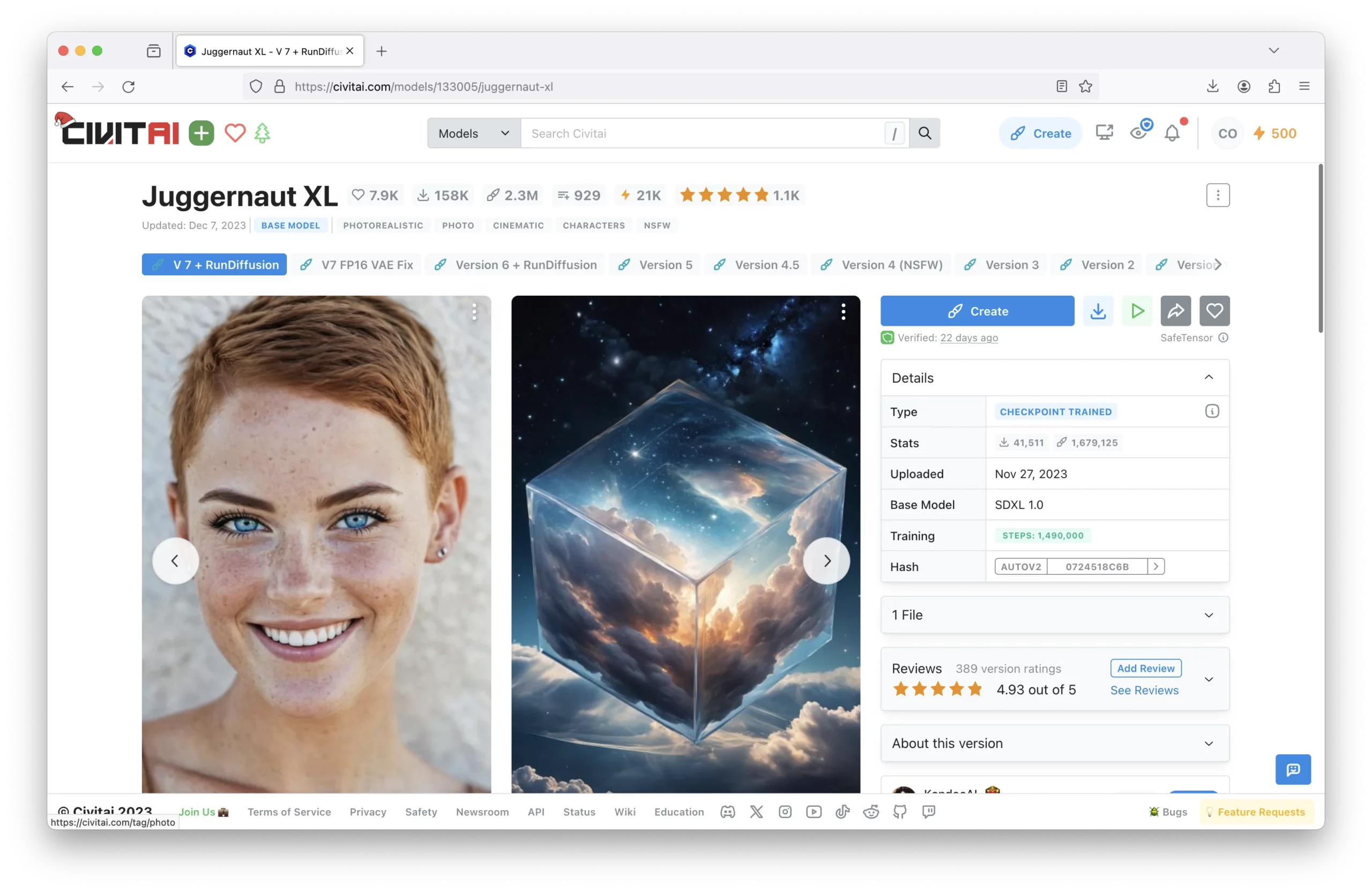 screenshot-of-the-juggernaut-xl-model-card-on-civitai